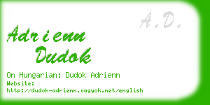 adrienn dudok business card